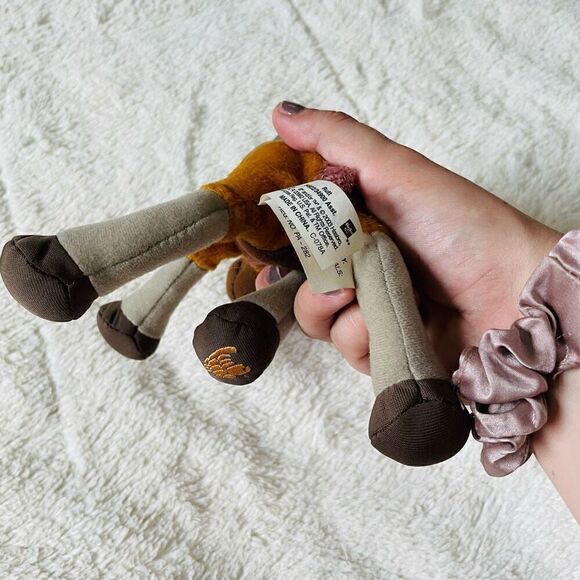 Vintage Disney Big Brother Bear Rutt Moose Hasbro 6” Bear Plush Stuffed Animal - Picture 5 of 5